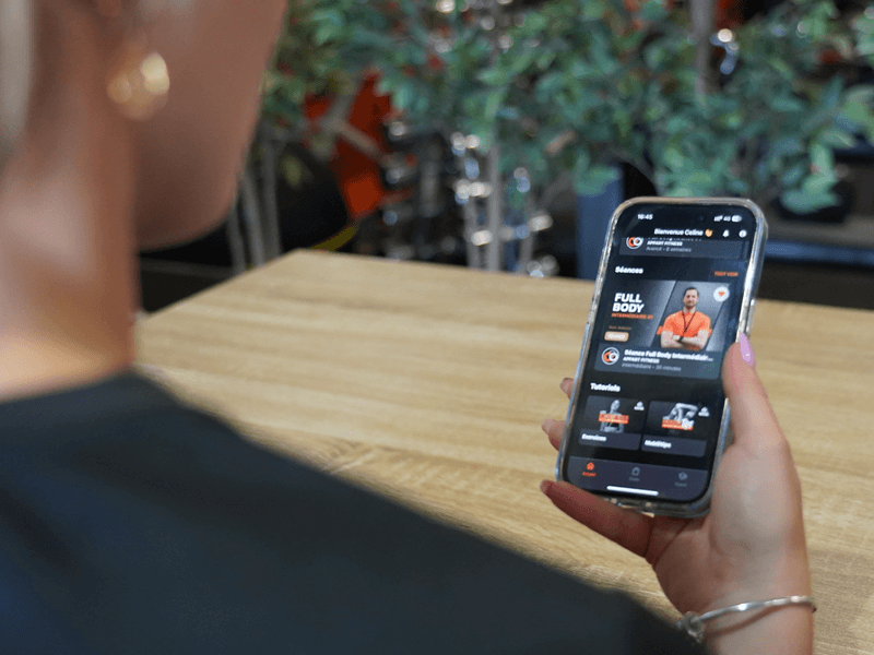 L'Appart Fitness application