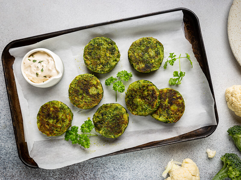 Recette de galettes de brocolis - L'Appart Fitness