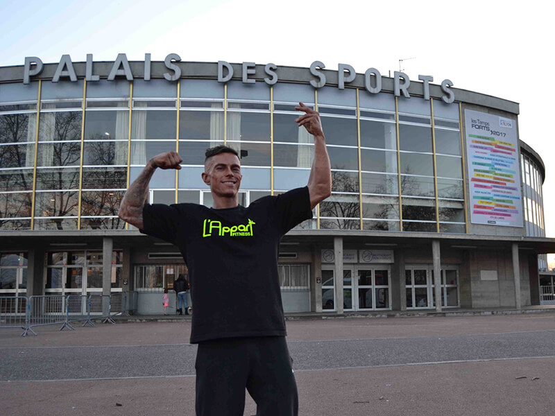 Olivier Zylka culturiste et adhérent d'une salle de sport L'Appart Fitness