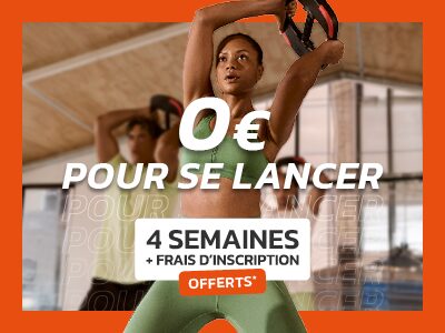  offre de rentrée salle de sport L'Appart Fitness : 0€ à l'inscription