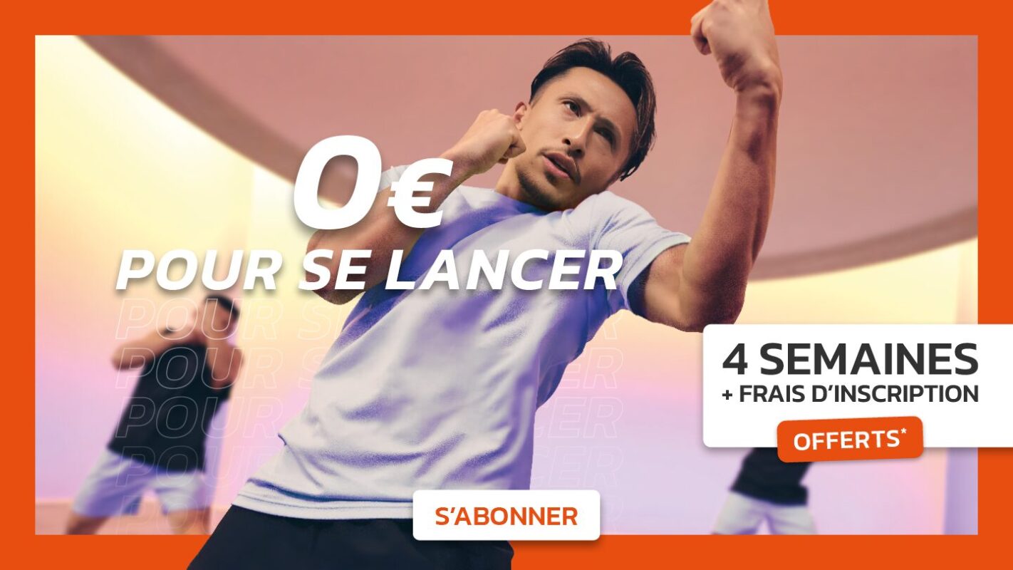  Offre L'Appart Fitness janvier : cours collectif BodyAttack et promotion “4 semaines offertes + frais d’inscription offerts” pour découvrir la salle de sport.